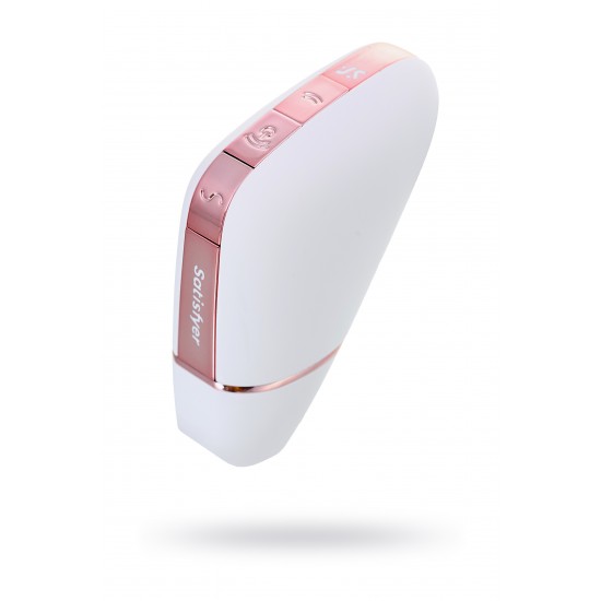Вакуум-волновой бесконтактный стимулятор клитора Satisfyer Love Triangle, ABS пластик+силикон, Белый Вакуум-волновой бесконтактный стимулятор клитора Satisfyer Love Triangle, ABS пластик+силикон, Белый