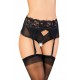 Эротические трусики-пояс Erolanta Lingerie Collection c высокой посадкой, черные Эротические трусики-пояс Erolanta Lingerie Collection c высокой посадкой, черные