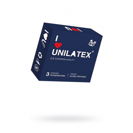 Презервативы Unilatex Extra Strong №3 гладкие Презервативы Unilatex Extra Strong №3 гладкие
