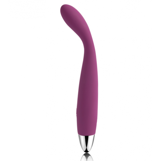 Coco Violet Гибкий тонкий вибростимулятор фиолетовый с гладкой поверхностью Coco Violet Гибкий тонкий вибростимулятор фиолетовый с гладкой поверхностью