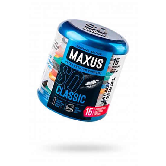 Презервативы MAXUS Классические в железном кейсе № 15 Презервативы MAXUS Классические в железном кейсе № 15