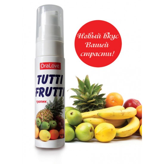 ГЕЛЬ TUTTI-FRUTTI ТРОПИК серии OraLove 30г арт. LB-30004 ГЕЛЬ TUTTI-FRUTTI ТРОПИК серии OraLove 30г арт. LB-30004