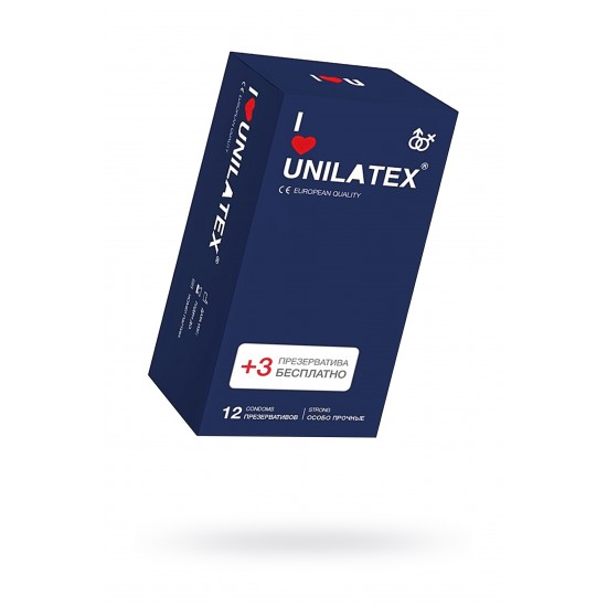 Презервативы Unilatex Extra Strong гладкие №12 Презервативы Unilatex Extra Strong гладкие №12
