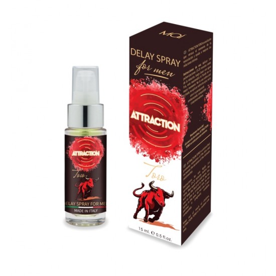 Пролонгирующий спрей для мужчин RETARDING SPRAY ATTRACTION TORO 15мл