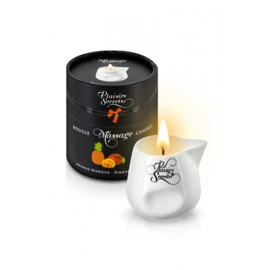 MASSAGE CANDLE PINEAPPLE MANGO 80ML Свеча с массажным маслом Манго и Ананас 80 мл MASSAGE CANDLE PINEAPPLE MANGO 80ML Свеча с массажным маслом Манго и Ананас 80 мл