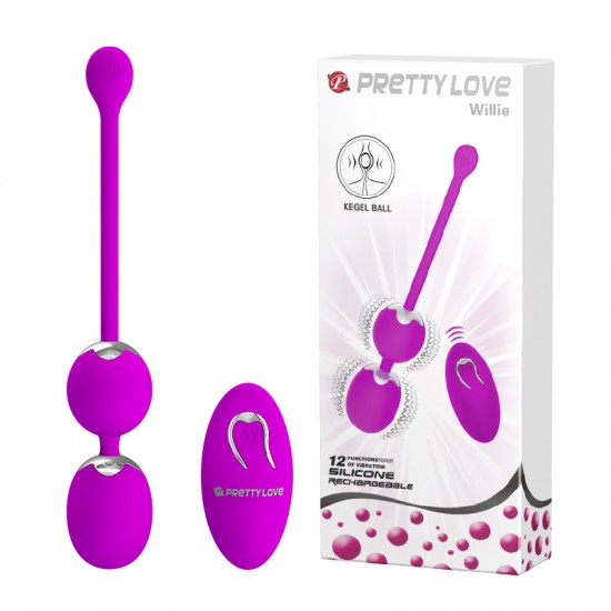 Baile Pretty Love Willie Вагинальные виброшарики на сцепке на пульте ДУ Baile Pretty Love Willie Вагинальные виброшарики на сцепке на пульте ДУ