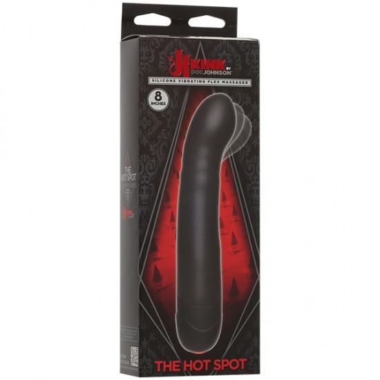 Вибромассажер для зоны G с подвижным кончиком KINK - The Hot Spot Вибромассажер для зоны G с подвижным кончиком KINK - The Hot Spot