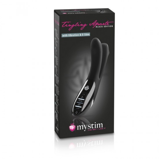 Tingling Apart eStim Vibrator, Black Edition Двойной электростимулятор Tingling Apart eStim Vibrator, Black Edition Двойной электростимулятор