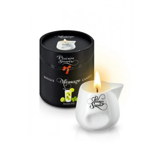 MASSAGE CANDLE MOJITO 80ML Свеча с массажным маслом Мохито 80 мл MASSAGE CANDLE MOJITO 80ML Свеча с массажным маслом Мохито 80 мл
