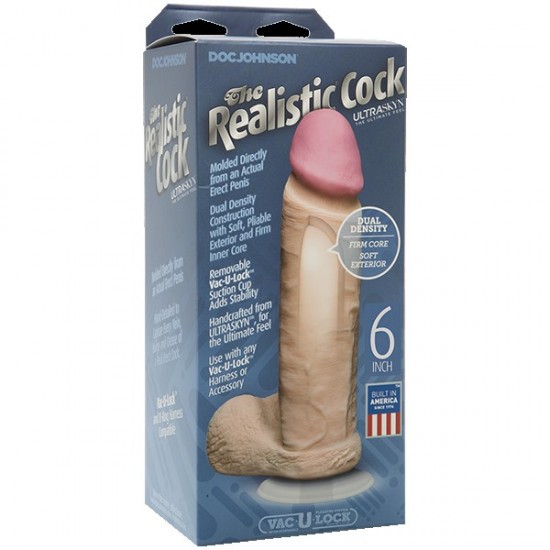 Реалистик Ultra Skin 6 Realistic Cock Реалистик Ultra Skin 6 Realistic Cock
