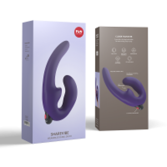 Страпон SHAREVIBE фиолетовый Страпон SHAREVIBE фиолетовый