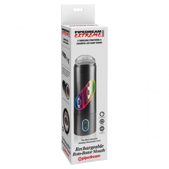 Мастурбатор-ротатор ротик Pipedream Extreme Toyz Rechargeable Roto-Bator Mouth Мастурбатор-ротатор ротик Pipedream Extreme Toyz Rechargeable Roto-Bator Mouth