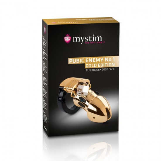 Pubic Enemy No 1 - Gold Edition Электростимулятор Пояс верности Pubic Enemy No 1 - Gold Edition Электростимулятор Пояс верности