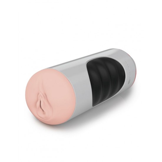 Вибромастурбатор-вагина с мягкой тубе Pipedream Extreme Toyz Mega Grip Vibrating Stroker Pus Вибромастурбатор-вагина с мягкой тубе Pipedream Extreme Toyz Mega Grip Vibrating Stroker Pus