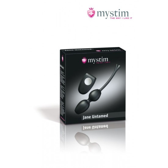 Mystim Geisha Balls, Vibe Jane Untamed Вагинальные виброшарики с миостимуляцией и пультом ДУ Mystim Geisha Balls, Vibe Jane Untamed Вагинальные виброшарики с миостимуляцией и пультом ДУ
