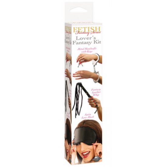 Набор: наручники+плетка+маска Fetish Fantasy Series набор Lover's Fantasy Kit Набор: наручники+плетка+маска Fetish Fantasy Series набор Lover's Fantasy Kit