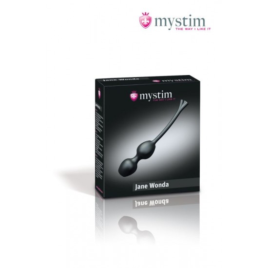 Mystim E-stim Geisha Balls, Duo Jane Wonda Вагинальные шарики на сцепке с миостимуляцией Mystim E-stim Geisha Balls, Duo Jane Wonda Вагинальные шарики на сцепке с миостимуляцией
