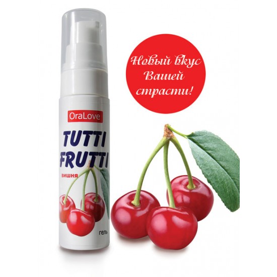 ГЕЛЬ TUTTI-FRUTTI ВИШНЯ серии OraLove 30г арт. LB-30001 ГЕЛЬ TUTTI-FRUTTI ВИШНЯ серии OraLove 30г арт. LB-30001