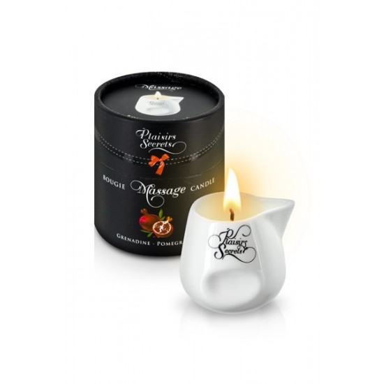 MASSAGE CANDLE POMEGRANATE 80ML Свеча с массажным маслом Спелый гранат 80 мл MASSAGE CANDLE POMEGRANATE 80ML Свеча с массажным маслом Спелый гранат 80 мл