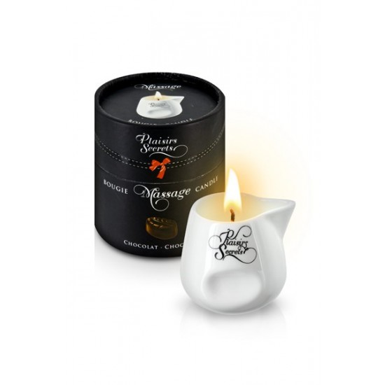 MASSAGE CANDLE CHOCOLATE 80ML Свеча с массажным маслом Шоколад 80 мл MASSAGE CANDLE CHOCOLATE 80ML Свеча с массажным маслом Шоколад 80 мл