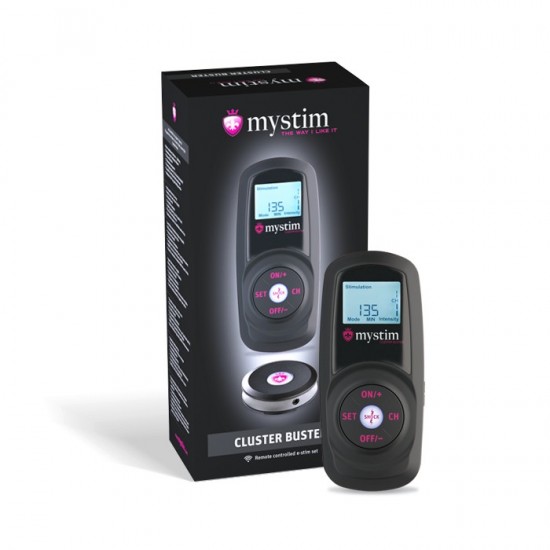 Mystim Cluster Buster, wireless eStim device starterkit Беспроводной блок для управления Mystim Cluster Buster, wireless eStim device starterkit Беспроводной блок для управления