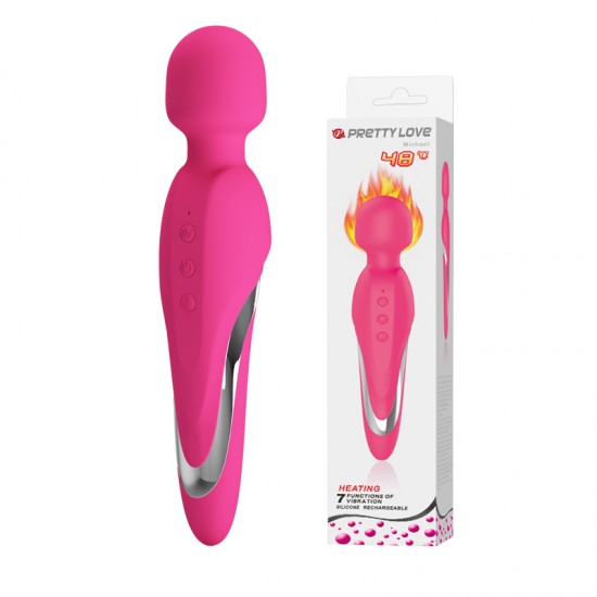 PrettyLove Michael Heating Вибромассажер с функцией нагрева среднего размера PrettyLove Michael Heating Вибромассажер с функцией нагрева среднего размера