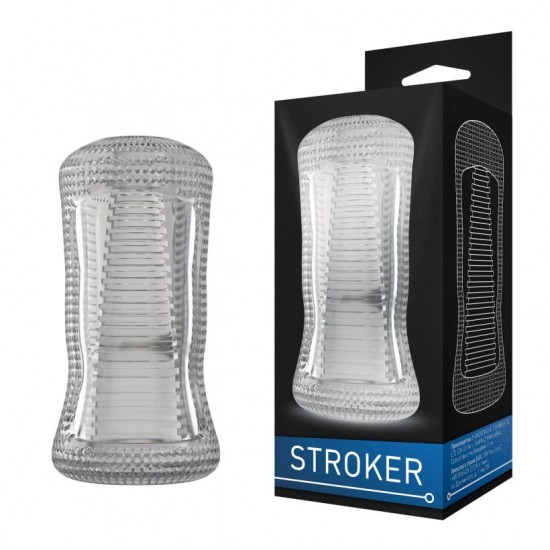 Маструбатор двухсторонний STROKER прозрачный №1 Маструбатор двухсторонний STROKER прозрачный №1