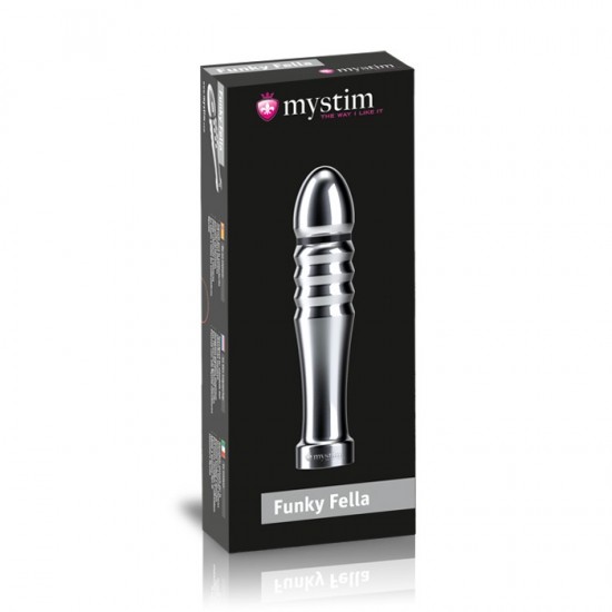 Funky Fella Rill Dildo Ребристый фаллоимитатор электростимулятор Funky Fella Rill Dildo Ребристый фаллоимитатор электростимулятор