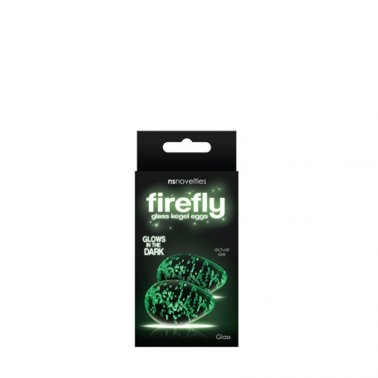 Вагинальные яички для тренировок Кегеля, стеклянные Firefly Glass - Kegel Eggs - Clear Вагинальные яички для тренировок Кегеля, стеклянные Firefly Glass - Kegel Eggs - Clear