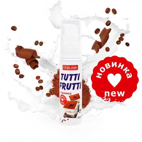 ГЕЛЬ TUTTI-FRUTTI ТИРАМИСУ серии OraLove 30г арт. LB-30015 ГЕЛЬ TUTTI-FRUTTI ТИРАМИСУ серии OraLove 30г арт. LB-30015