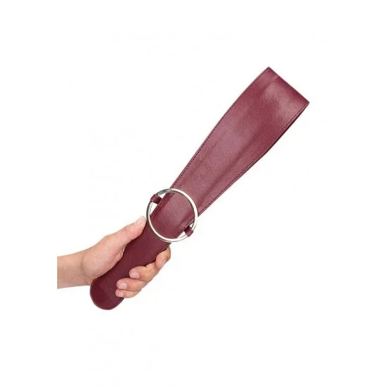 Бордовая шлепалка Belt Flogger - 54 см. OU591BUR Бордовая шлепалка Belt Flogger - 54 см. OU591BUR