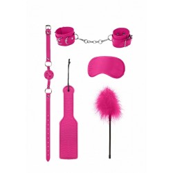 Розовый игровой набор БДСМ Introductory Bondage Kit №4 Розовый игровой набор БДСМ Introductory Bondage Kit №4