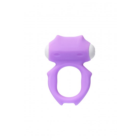 Виброкольцо на пенис A-Toys by TOYFA Zort, силикон, фиолетовое, Ø 2 см