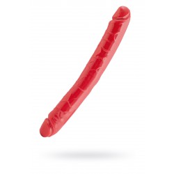 Двусторонний фаллоимитатор Black & Red by TOYFA, ПВХ, красный, 31 см Двусторонний фаллоимитатор Black & Red by TOYFA, ПВХ, красный, 31 см
