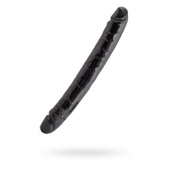 Двусторонний фаллоимитатор Black & Red by TOYFA, ПВХ, чёрный, 31 см Двусторонний фаллоимитатор Black & Red by TOYFA, ПВХ, чёрный, 31 см