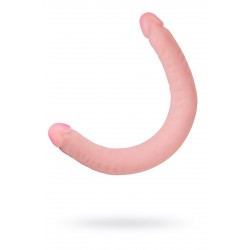 Двусторонний фаллоимитатор LoveToy LESBI TOUCH, телесный, 43 см