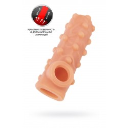 Насадка KOKOS реалистичная с дополнительной стимуляцией, TPE, телесная, 15.6 см 10403924  Насадка KOKOS реалистичная с дополнительной стимуляцией, TPE, телесная, 15.6 см 10403924