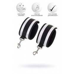 Наручники Anonymo #0107, полиэстер, серебристые, 23,5 см Наручники Anonymo #0107, полиэстер, серебристые, 23,5 см