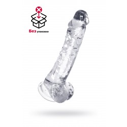 Реалистичный фаллоимитатор, TPE, прозрачный, 19 см Реалистичный фаллоимитатор, TPE, прозрачный, 19 см