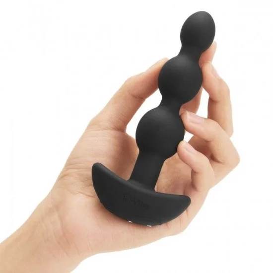 Чёрная анальная виброёлочка TRIPLET ANAL BEADS BLACK - 14 см. BV-005-BLK Чёрная анальная виброёлочка TRIPLET ANAL BEADS BLACK - 14 см. BV-005-BLK