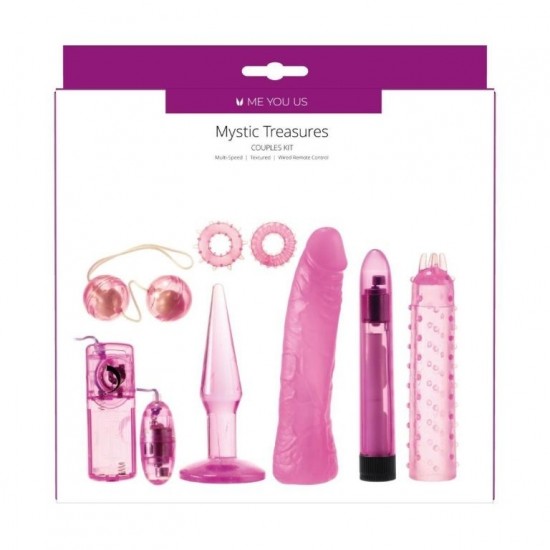 Розовый вибронабор Mystic Treasures Couples Kit