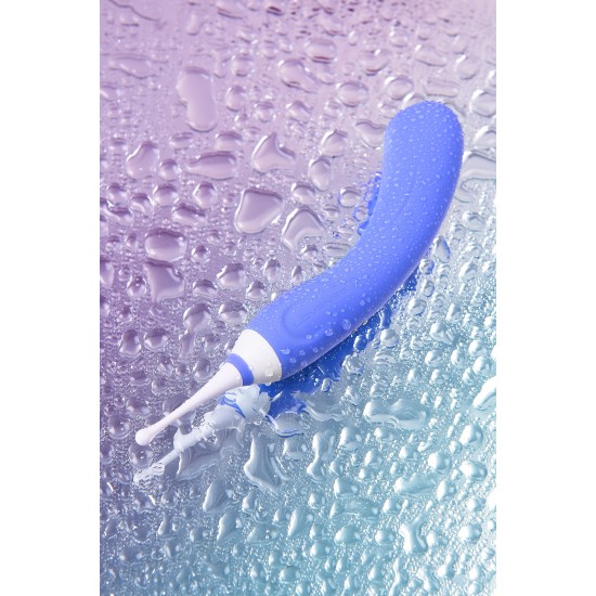 Вибратор LOVENSE Hyphy  с клиторальным стимулятором, силикон, фиолетовый, 21,6 см