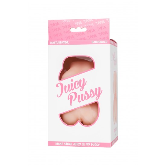 Мастурбатор реалистичный TOYFA Juicy Pussy Babycakes, TPE, телесный, 14,5 см