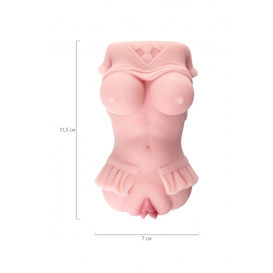 Мастурбатор реалистичный TOYFA Juicy Pussy Little flower, TPE, телесный, 11,5 см