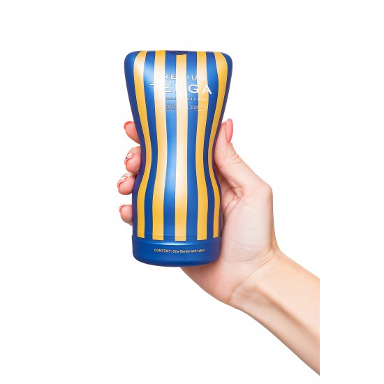 Нереалистичный мастурбатор TENGA  Soft Case CUP, TPE, белый, 15,5 см 10368475