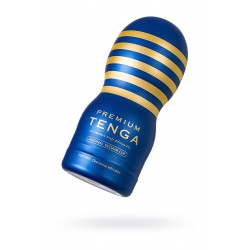 Нереалистичный мастурбатор TENGA  PREMIUM Original Vacuum CUP , TPE, белый, 15,5 см