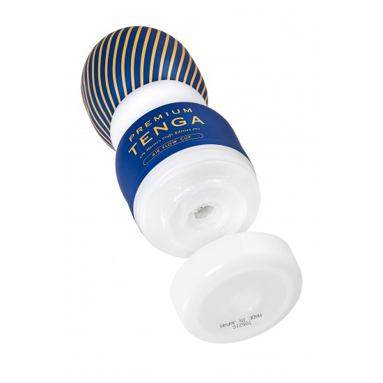 Нереалистичный мастурбатор TENGA  Air Flow CUP , TPE, белый, 15,5 см
