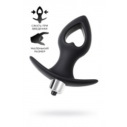 Анальная вибровтулка-расширитель POPO Pleasure by TOYFA Cordis S, силикон, черная, 10 см, Ø 4 см Анальная вибровтулка-расширитель POPO Pleasure by TOYFA Cordis S, силикон, черная, 10 см, Ø 4 см