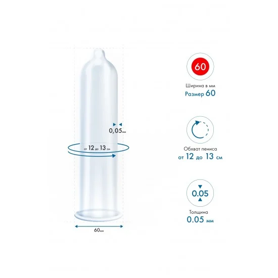 Презервативы  MY.SIZE №10 размер 60 (ширина 60mm) 132 
