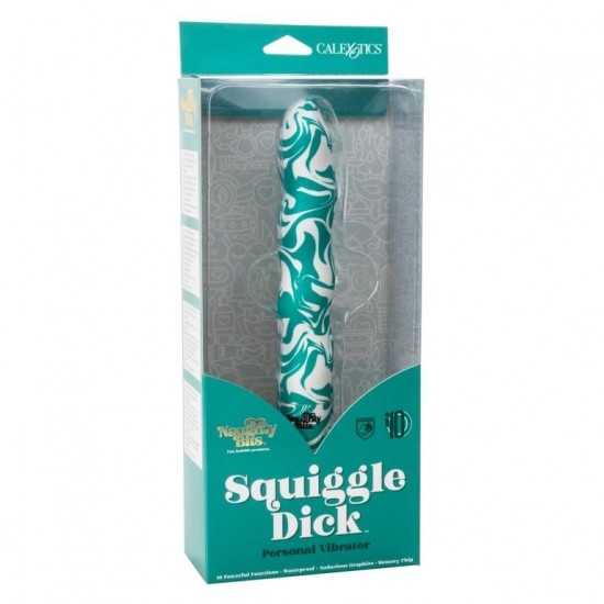 Волнообразный вибратор Squiggle Dick - 15,25 см.